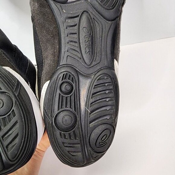 Asics Mens Matflex 6 Wrestling Shoes Black Silver White Size US 14 EUC 1081A021 - Picture 14 of 14